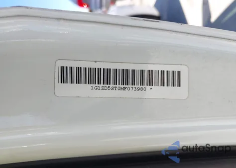 2021 Chevrolet Malibu Fwd Lt z USA, uszkodzony, nr VIN 1G1ZD5ST0MF073980